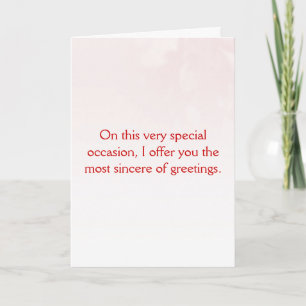 Cartes Pour Fêtes Annuelles Interprétation peu profonde heureuse de jour roman