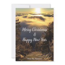 Inversion nuageuse du lever du soleil sur les sour