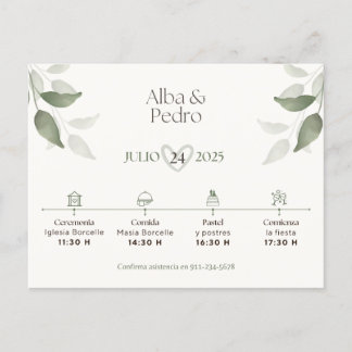 Cartes Pour Fêtes Annuelles Invitación de Bodas