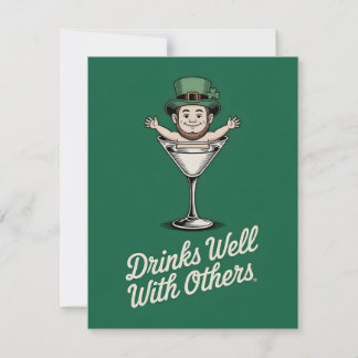 Cartes Pour Fêtes Annuelles Irish Bar Humor St Patricks Day Card