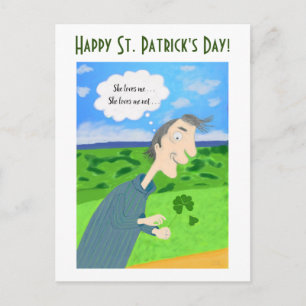 Cartes Pour Fêtes Annuelles Irish Luck St. Patrick's Day Post Card