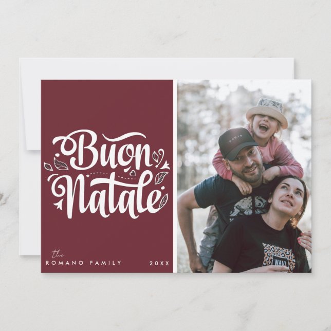 Cartes Pour Fêtes Annuelles Italian Christmas  (Devant)