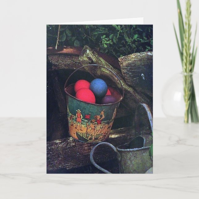 CARTES POUR FÊTES ANNUELLES ITALIEN EASTER ACCUEILLE "BUONA PASQUA" (Devant)