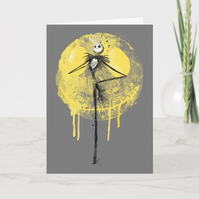 Cartes Pour Fêtes Annuelles Jack Skellington | Bravo à la peur (Devant)