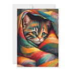 J'adore ma couverture ! Rainbow Tabby Cat