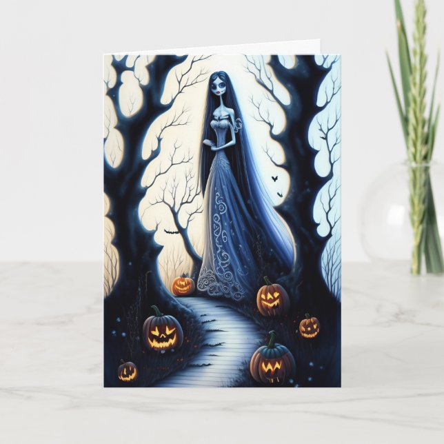 Cartes Pour Fêtes Annuelles J'ai attendu Halloween avec impatience (Devant)