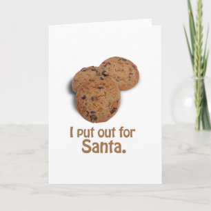 Cartes Pour Fêtes Annuelles J'ai mis pour Père Noël -.png