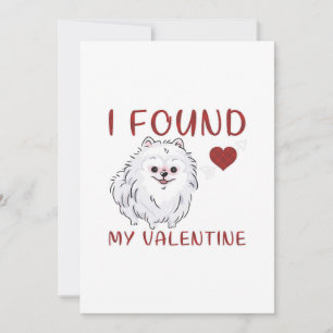 Cartes Pour Fêtes Annuelles J'Ai Trouvé Mon Cadeau De Saint Valentin Poméranie