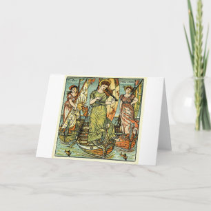 Cartes Pour Fêtes Annuelles J'Ai Vu Trois Navires