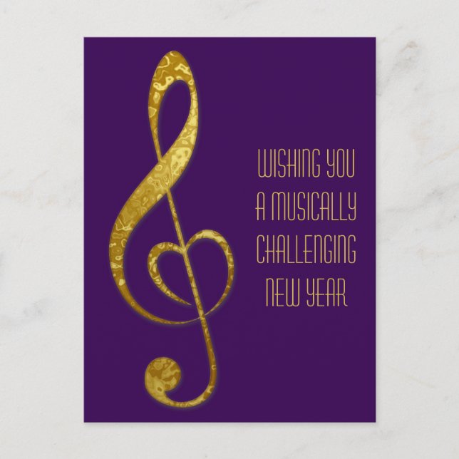 Cartes Pour Fêtes Annuelles J'aime la musique - cartes, autocollants, poste (Devant)