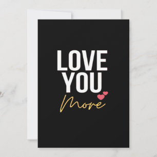 Cartes Pour Fêtes Annuelles J'aime l'amour que vous avez plus au cœur 