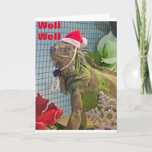 CARTES POUR FÊTES ANNUELLES J'AIMERAIS QUE VOUS JETIEZ BIEN NOËL. (Devant)