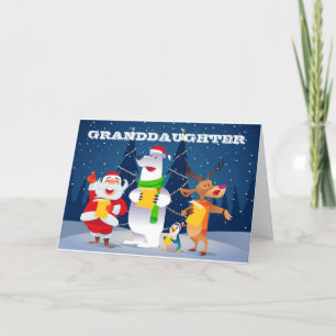 CARTES POUR FÊTES ANNUELLES *JAMAIS NOËL GRAND-FILLE* CAROLÉ POUR VOUS !