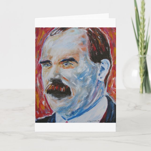 Cartes Pour Fêtes Annuelles James connolly (Devant)