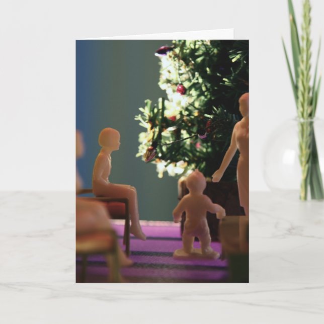 Cartes Pour Fêtes Annuelles Jan rêves de cadeaux de Noël (Devant)