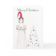 Jane Austen, casquette de Noël, Christm...