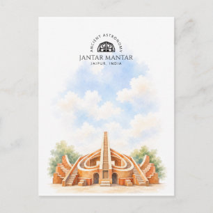 Cartes Pour Fêtes Annuelles Jantar Mantar Jaipur Paysage Architectural