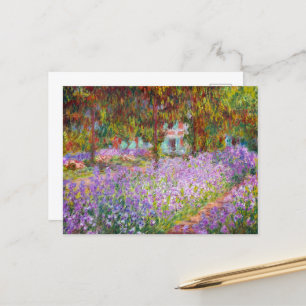 Cartes Pour Fêtes Annuelles Jardin de l'artiste à Giverny par Claude Monet