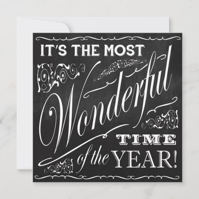 Cartes Pour Fêtes Annuelles Jardin de vacances C'est le plus merveilleux (Devant)