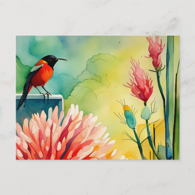 Cartes Pour Fêtes Annuelles Jardin des colibris (Devant)