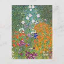 Jardin Fleur Vibrant - Gustav Klimt