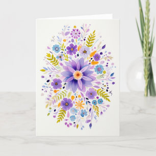 Cartes Pour Fêtes Annuelles Jardin Fleurs Fleurie Art