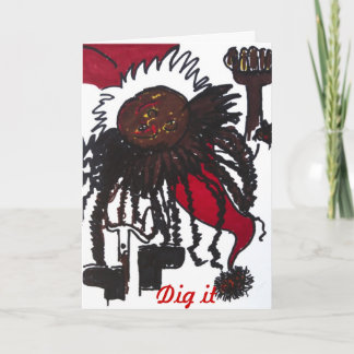 Cartes Pour Fêtes Annuelles Jardinier de Père Noël