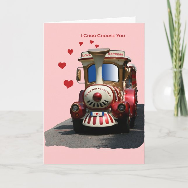 Cartes Pour Fêtes Annuelles Je Choo-Vous choisis (Devant)