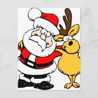 Cartes Pour Fêtes Annuelles Je coeur Noël Père Noël