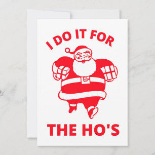Cartes Pour Fêtes Annuelles Je le fais pour les Hos