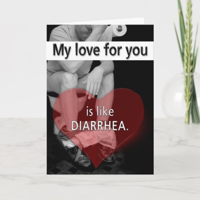 Cartes Pour Fêtes Annuelles Je ne peux pas le tenir à Valentine (Devant)