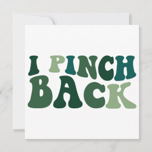 Cartes Pour Fêtes Annuelles Je pince le dos Rétro St. Patrick PNG/SVG