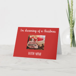 CARTES POUR FÊTES ANNUELLES **JE RÊVE D'UN NOËL AVEC VOUS**