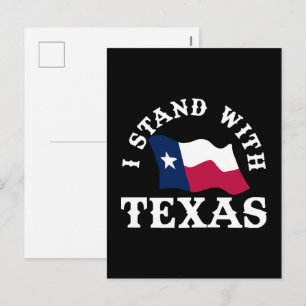 Cartes Pour Fêtes Annuelles Je suis avec le Texas