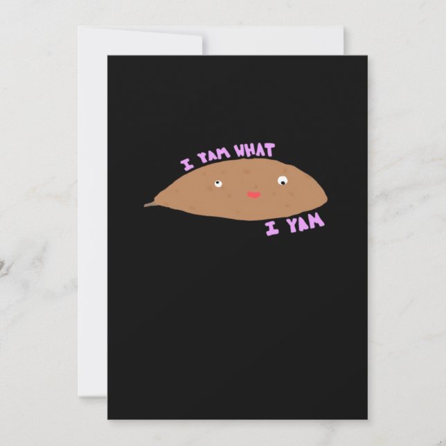 Cartes Pour Fêtes Annuelles Je suis ce que je suis Classique Branché (Devant)