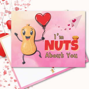 Cartes Pour Fêtes Annuelles Je suis nu à propos de toi Saint Valentin