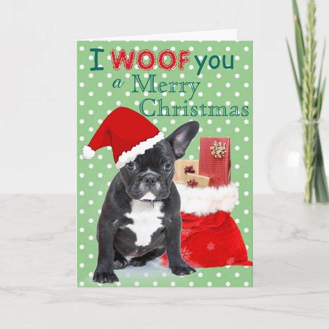 Cartes Pour Fêtes Annuelles "Je t'ai fait un joyeux Noël" (Devant)