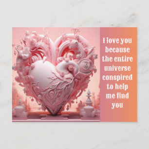 Cartes Pour Fêtes Annuelles Je t'aime