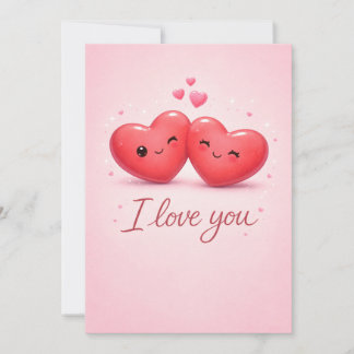 Cartes Pour Fêtes Annuelles Je t'aime ! 