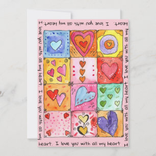 Cartes Pour Fêtes Annuelles Je t'aime