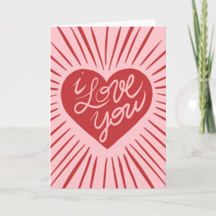Cartes Pour Fêtes Annuelles Je t'aime
