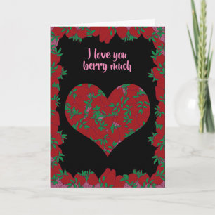 Cartes Pour Fêtes Annuelles Je t'aime beaucoup