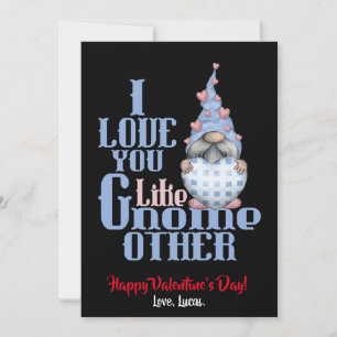 Cartes Pour Fêtes Annuelles Je T'Aime Comme Gnome Autre Valentine
