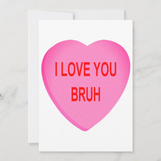 Cartes Pour Fêtes Annuelles Je t'aime frangin 