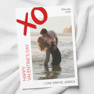 Cartes Pour Fêtes Annuelles Je t'aime Photo Moderne Joyeuse Saint-Valentin