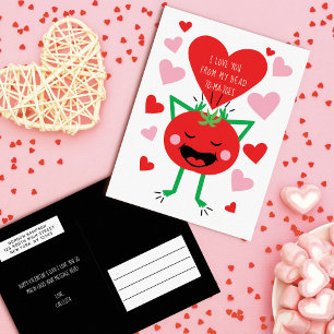 Cartes Pour Fêtes Annuelles Je t'aime Salutation pour la Saint-Valentin à la t