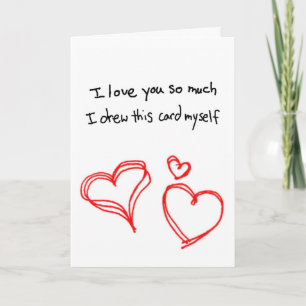 Cartes Pour Fêtes Annuelles Je t'aime tellement…