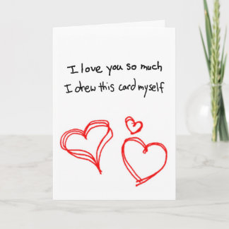 Cartes Pour Fêtes Annuelles Je t'aime tellement…