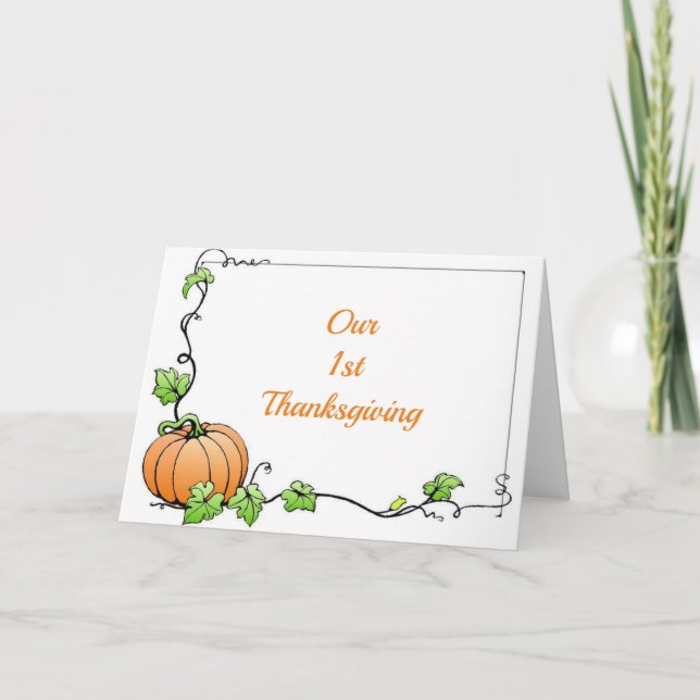CARTES POUR FÊTES ANNUELLES **JE T'AIME TOUS LES JOURS*** NOTRE 1ER REMERCIEME (Devant)