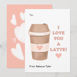 Cartes Pour Fêtes Annuelles Je t'aime une dernière classe de Valentines roses 